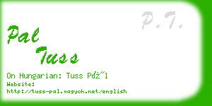 pal tuss business card